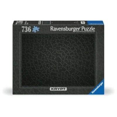 Imagen de Ravensburger 12000054 Krypt Black puzzle 736 piezas adultos y niños a patir de 14 años, monocolor