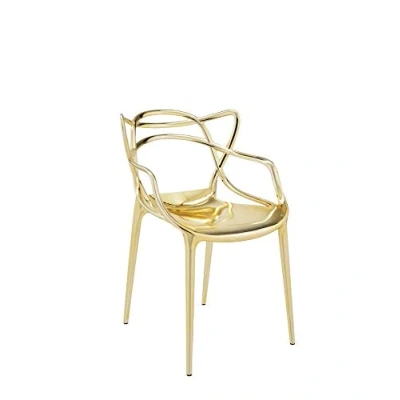 Imagen de Kartell Masters, Silla, Oro, Set de 2