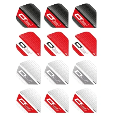 Imagen de RED DRAGON Hardcore Selection Pack Paquete de plumas para dardos estándar extra gruesas (RD)