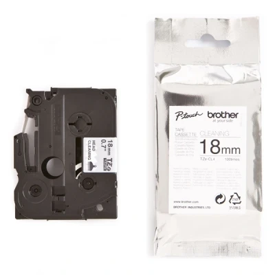 Imagen de P Touch 1800E Brother TZe CL4 Cinta de limpieza 18mm