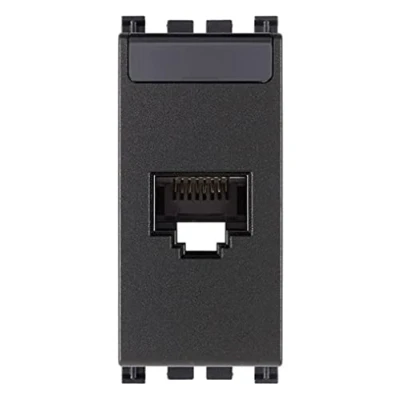 Imagen de Vimar serie arke Toma rj45 netsafe categoria 6 utp gris