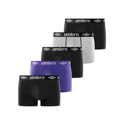 Imagen de Umbro Calzoncillo Ropa Interior Hombre Algodón Liso (Paquete de 5)