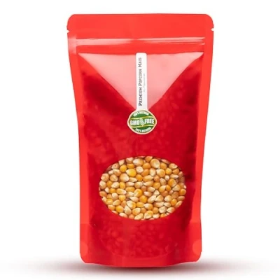 Imagen de premium Mushroom Popcorn Cine palomitas de maíz 500 gramos XL 1:46 volumen en una bolsa resellable libre OGM