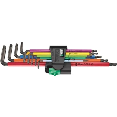 Imagen de WERA 05024480001 967/9 TORX XL Multicolour 1 Juego de llaves acodadas, versión larga