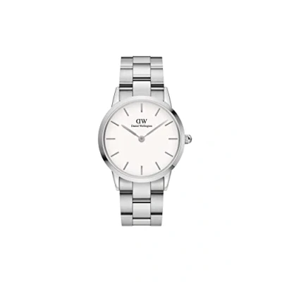 Imagen de Daniel Wellington Iconic Link, Plateado Reloj, 36mm, Acero Inoxidable, para Mujer y Hombre