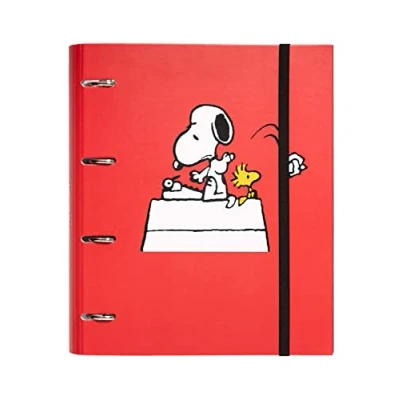 Imagen de Grupo Erik Archivador 4 anillas Snoopy Carpeta A4 tapa dura Material escolar y papeleria Vuelta al Cole