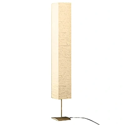 Imagen de vidaXL Lámpara de Pie Moderna Pantalla Papel Arroz Crema Luz Cálida 170 cm