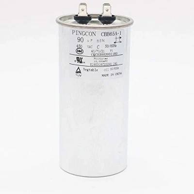 Imagen de DollaTek 90uF CBB65 Motor del Condensador Que se Ejecuta para el acondicionador de Aire 450VAC SH 40/70/21 50 / 60Hz