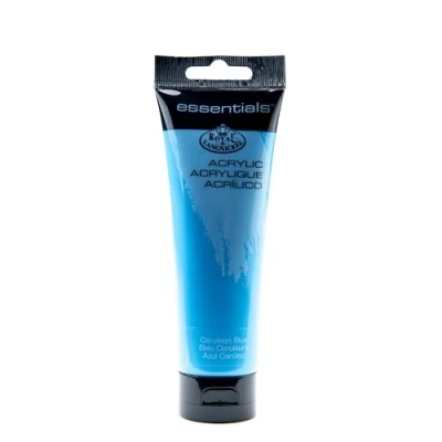 Imagen de Royal &amp; Langnickel Essentials Tubos de pintura acrílica, 120 ml, 3 unidades, color azul cerúleo