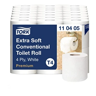 Imagen de Papel higiénico Tork Premium Extra suave (4 capas, 42 rollos