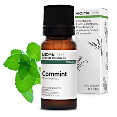 Imagen de BIO Aceite Esencial MENTA DE CAMPO 10mL 100% Puro, Natural, Quimiotipado y Certificado AB AROMA LABS (Marca Francesa)
