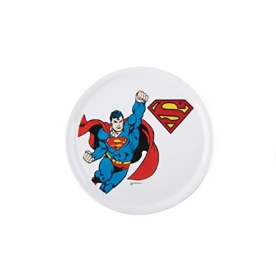 Imagen de Excelsa Superman Plato para Pizza (Porcelana, 31 cm), Color Blanco