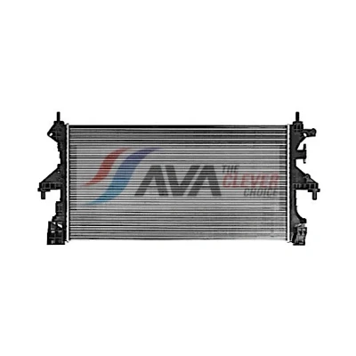 Imagen de PRASCO CN2322 Radiador, refrigeración del motor Aluminio 782 416 34 Con acoplamientos rápidos Aletas unidas mecánicamente