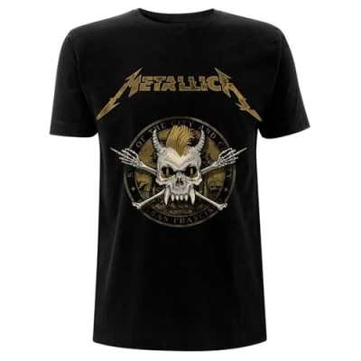 Imagen de Metallica T Shirt Scary Guy Seal Band Logo Nuevo Oficial De Los Hombres Size L
