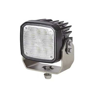 Imagen de HELLA LED Faro de trabajo Ultra Beam Gen. II 12V / 24V 4400lm Conexión roscada/montaje exterior Abrazadera montaje giratoria Iluminación campo cercano 1GA 995 606 071