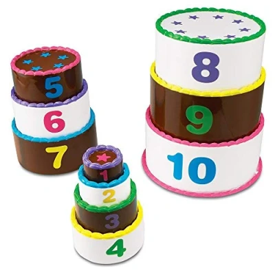 Imagen de Learning Resources Tarta con números para contar Stack &amp; Count Layer Cake de Smart Snacks