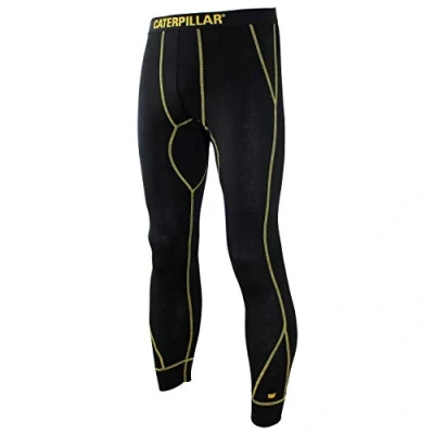 Imagen de Caterpillar Pantalon térmico, Absorción Humedad, Cálido, Cómodo, Tela (Negro, M)