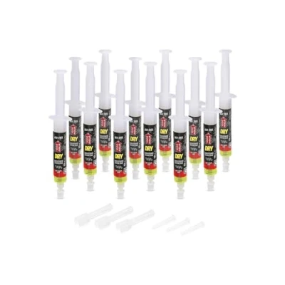 Imagen de ERRECOM 1000 Miglia BKR 3101 Lubricante Cadena Bicicletas DRY, Seco y Polvoriento Condiciones, Jeringa con aplicadores Drop Huggie System, fórmula fluorescente perfumada 144 ml (12 x12 ml)