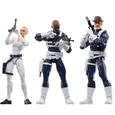 Imagen de Marvel Legends Series, Figuras de acción S.H.I.E.L.D., Nick Fury Jr., Sharon Carter y Dum Dugan