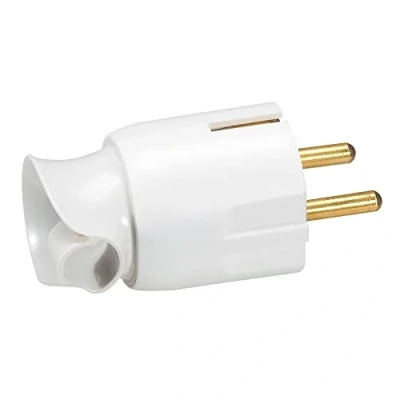 Imagen de Legrand 050172 Enchufe Clavija Schuko Rotacion del Cabezal 360À‚º, Blanco