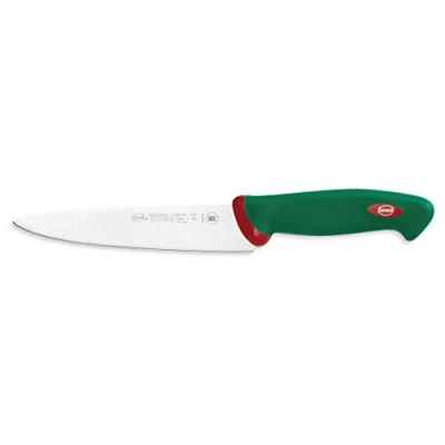 Imagen de Sanelli Línea Premana Professional,Cuchillo Cocina Cm.18,Acero Inoxidable,Verde y Rojo,