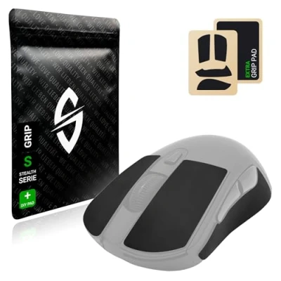 Imagen de SensoryBoost Griptape Juego de Pegatinas para ratón inalámbrico Logitech G703, G603, G403 (Antideslizante, Autoadhesivo, precortado, Absorbente del Sudor, Kit actualización
