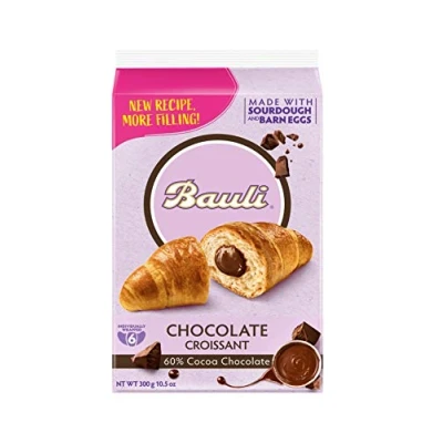 Imagen de BAULI croissant filled chocolate x6 gr300 biscuits and sweets