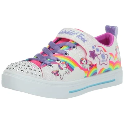 Imagen de Skechers Twinkle Sparks Zapatillas white/multicoloured para niños, Talla: 28, White/multi coloured Zapatos