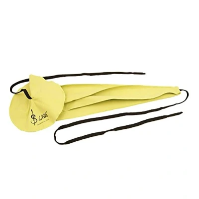 Imagen de Paño de Limpieza Saxofón, Fibra Durable Clarinete Saxofón del Tire a Través Herramienta para Interior Tubo Limpio(Amarillo) accesorios juego