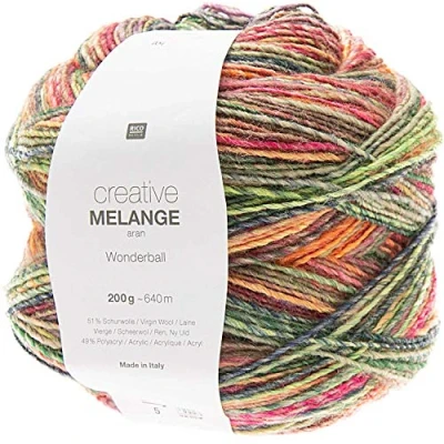 Imagen de Rico Creative Melange Aran 004 Multicolor