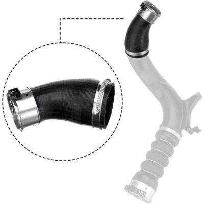 Imagen de GATES 09 1385 Manguera Turbo ACM (caucho poliacrílico) MINI: Hatchback, Countryman, Clubman, BMW: X1, 2 Gran Tourer