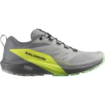 Imagen de SALOMON Shoes Sense Ride 5, Zapatillas de Trail Running Hombre, Alloy/Quiet Shade/Safety Yellow, 44 EU