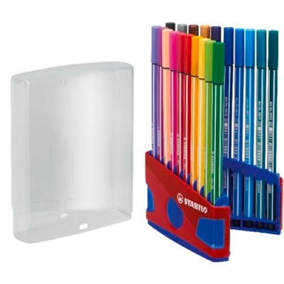 Imagen de Rotulador premium STABILO Pen 68 Estuche ColorParade con 20 colores