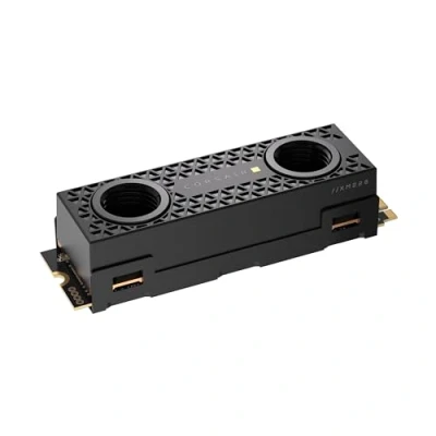 Imagen de Corsair MP700 Pro Hydro X Series 4TB SSD M.2 PCIe Gen5 x4 NVMe 2.0 2280 Lectura Secuencial de hasta 12.400 MB/s NAND TLC Alta Densidad Bloque Agua Preinstalado Negro