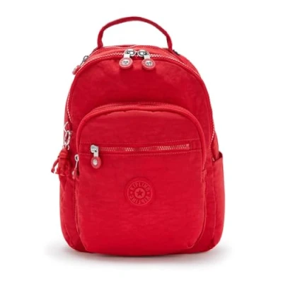 Imagen de Kipling Seoul S, Mochila con Compartimento para Portátil 13&quot;, Impermeable, 35 cm, 14 L, 0.50 kg, Rojo (Rouge)