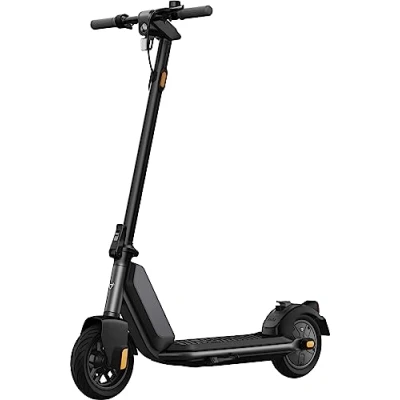Imagen de NIU KQi1 Pro Patinete eléctrico plegable con permiso de circulación (20 km/h, alcance 25 km, tracción trasera 450 W, neumáticos aire extra anchos 9&quot;, gran superficie rodadura, sistema