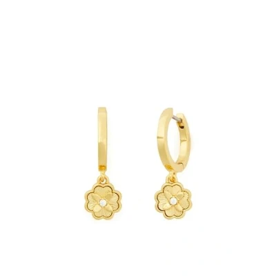 Imagen de kate spade new york Huggies Pendientes clear/goldcoloured, Mujer, Talla: One Size, Clear/gold/coloured