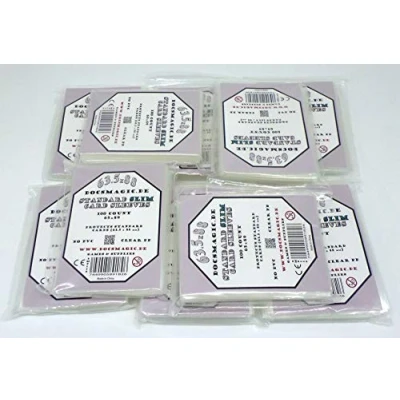 Imagen de docsmagic.de 10 x 100 Board Card Game Sleeves Clear Slim Standard 65 90 Transparente Fundas