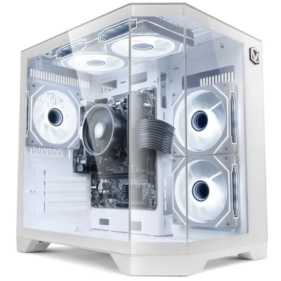Imagen de Vibox I 518 PC Gaming AMD Ryzen 3 3200G 4,0GHz Radeon Vega 8 16GB RAM 1TB NVMe SSD Linux OS WiFi Blanco