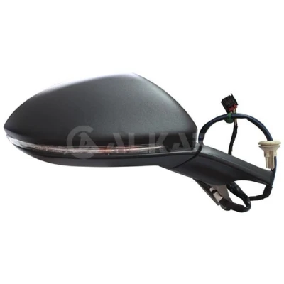 Imagen de Espejo retrovisor Alkar 6144138 derecha imprimado eléctrico calefactable, con memoria, convexo, iluminación ambiental para vehíc. volante a la