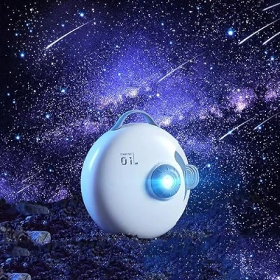 Imagen de Asto Dreamer 32 en 1 Galaxy Star Proyector, Bluetooth, planetario, luz nocturna, espacio el techo, proyector estrellado con tira de luz, estrella Meteor para niños, dormitorio