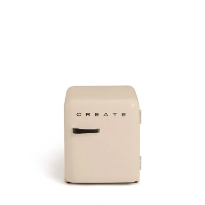 Imagen de CREATE / RETRO FRIDGE 50 BLACK/Frigorífico arena maneta negra 85W, minibar, un estante, diseño retro, cm, dos repisas, capacidad de 48L, bajo consumo, 50x44x49,8 cm