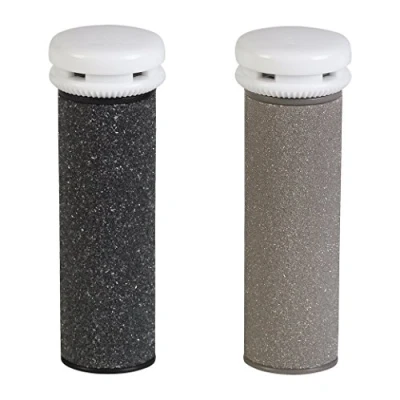 Imagen de Silk&#039;n Micro Pedi Wet &amp; Dry Refills, Rodillos para eliminar las callosidades, su uso en seco o mojado, Medio y grueso, Negro/Gris, MPWR2PEU001