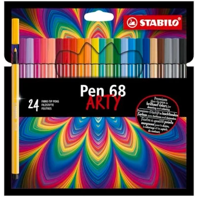 Imagen de Rotulador premium STABILO Pen 68 Estuche ARTY con 24 colores
