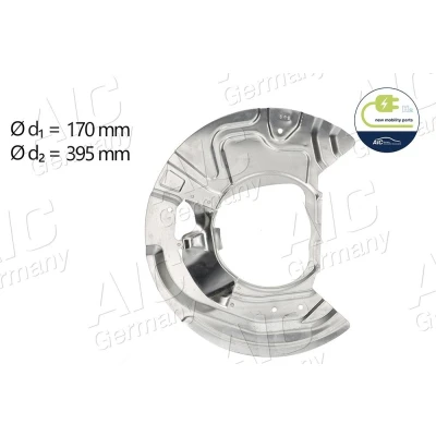 Imagen de AIC 57760 Chapa Protectora de Disco Freno Eje delantero, izquierda BMW: X5