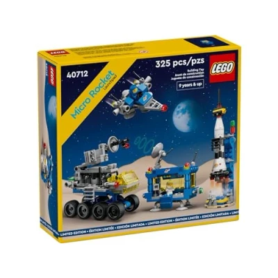 Imagen de LEGO 40712 Micro Plataforma de Lanzamiento Espacio Clásico Juego Espacial Astronauta Edición Limitada 325 Piezas
