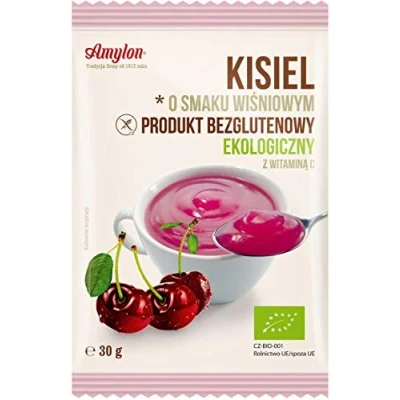 Imagen de GELATINA CON SABOR A CEREZA (SIN GLUTEN) BIO 30 g AMYLON