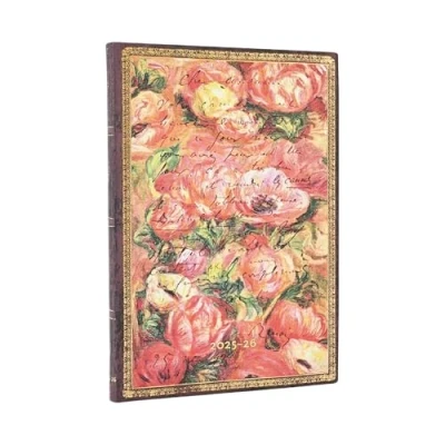 Imagen de 2026 Renoir, Letter to Morisot (1892) (Embellished Manuscripts Collection) Midi 18 month Horizontal Softcover Flexi Dayplanner 2025 ... Band Closure): Kalendarz miesięczny