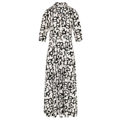Imagen de Morgan 231 rlilo Vestaglia, Bianco Sporco/Nero, 70 Donna