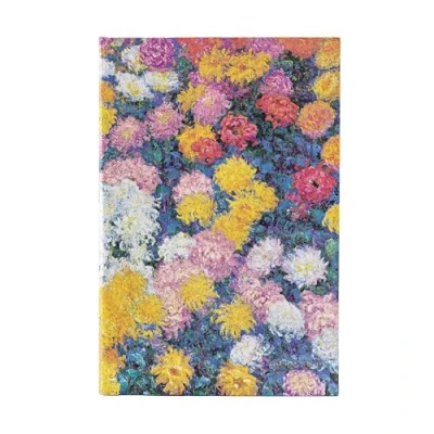 Imagen de Monet’s Chrysanthemums Midi Unlined Hardback Journal (Elastic Band Closure)
